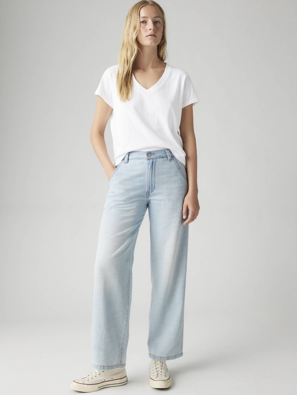 Levi's Baggy Linen + Denim Carpenter Lightweight Jeans